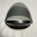 Universal Flip-Up 3-snap Bubble Shield for Open-Face Motorcycle Helmets