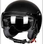 Yesmotor 3/4 Motorcycle Helmets Retro Open Face Vespa Scooters Helmet Large