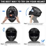 ILM White Open Face Motorcycle 3/4 Half Helmets Vintage Retro ATV Cruiser DOT