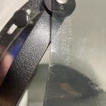 Universal Flip-Up 3-snap Bubble Shield for Open-Face Motorcycle Helmets