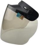 Retro Universal Standard 3-Snap Open Face Motorcycle Helmets Light Smoke