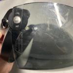 Universal Flip-Up 3-snap Bubble Shield for Open-Face Motorcycle Helmets