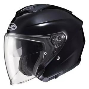 HJC - i30 Open Face Motorcycle Helmet - Black - Size Large - 880-604