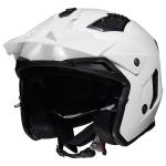 ILM White Open Face Motorcycle 3/4 Half Helmets Vintage Retro ATV Cruiser DOT