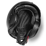 3K Twill Weave Gloss Carbon Fiber 3/4 DOT Open Face Motorcycle Helmet