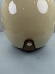 NEXX GARAGE Beige Tan Retro Open Face Tinted Visor Motorcycle Helmet LARGE Gloss