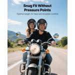 Uimoso Adult Motorcycle 3/4 Open Face Helmet DOT Approved XL Size Black