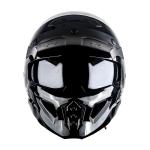 1Storm Motorcycle Full Face Helmet Open Face Helmet with Smoked Shield HKY881S-E