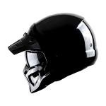 1Storm Motorcycle Full Face Helmet Open Face Helmet with Smoked Shield HKY881S-E