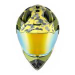 Dual Sport Motorcycle Off Road Full Face Dual Visor Helmet For Adults Youths