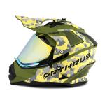 Dual Sport Motorcycle Off Road Full Face Dual Visor Helmet For Adults Youths