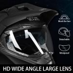 ILM Motorcycle Dual Sport Motocross Helmets Full Face Off Road Dirt Bike ATV DOT