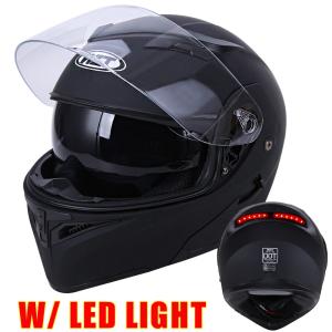 Dual Sport Bike Motorcycle Off Road Full Face Dual Visor Helmet DOT M L XL XXL