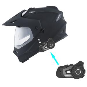 1Storm Dual Sport Motorcycle Full Face Helmet Dual Visor HF802+Bluetooth