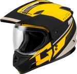 GMAX GM-11 Decima Dual Sport Motorcycle Helmet Matte Black/Yellow