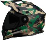 Z1R Range Camo Dual Sport Motorcycle Helmet Woodland