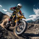 AHR Dual Sport Motorcycle Full Face Helmet w/ Sun Visor Motocross Offroad Bike