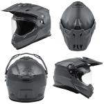 New Fly Racing Trekker Kryptek Conceal DOT ECE Motorcycle Helmet Grey Gray