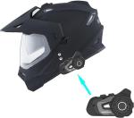 1Storm Youth Kids Dual Sport Dual Visor Motorcycle Full Face Helmet + Bluetooth