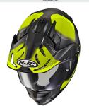 HJC DS-X1 HI-VIZ Synergy Dual Sport Motorcycle Riding Helmet  LARGE me-3hsf