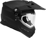 New Fly Racing Trekker Solid Matte Black Electric DOT ECE Motorcycle Helmet