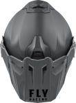 New Fly Racing Trekker Solid Grey Gray Electric Shield DOT ECE Motorcycle Helmet