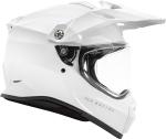 New Fly Racing Trekker Solid White DOT ECE Motorcycle Helmet All Sizes