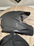 1Storm Dual Sport Motorcycle Off Road Full Face Dual Visor Helmet HF802 M 55-56