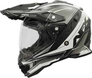 AFX FX-41DS Range Dual Sport Motorcycle Helmet Matte Black