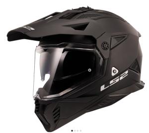 LS2 BLAZE II ADVENTURE HELMET DUAL SPORT MOTORCYCLE ENDURO UTV ATV X-LARGE BLACK