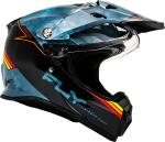 New Fly Racing Trekker Conceal Kryptek Blue Slate DOT ECE Motorcycle Helmet