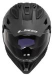 LS2 BLAZE II ADVENTURE HELMET DUAL SPORT MOTORCYCLE ENDURO UTV ATV X-LARGE BLACK