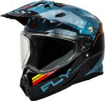 New Fly Racing Trekker Conceal Kryptek Blue Slate DOT ECE Motorcycle Helmet