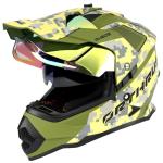 Orthrus DOT Certified Dual Sport Multicam Motorcycle Helmet UV Visor Dirt Bike