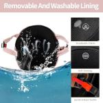 Pink German Style Half Motorcycle Helmet with Goggles