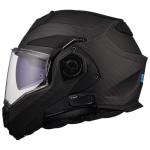 LS2 Helmets Advant X Carbon Fiber Modular Helmet with Integrated Cardo 4X Bluetooth (Matte Black - Medium)