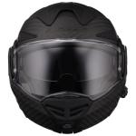 LS2 Helmets Advant X Carbon Fiber Modular Helmet with Integrated Cardo 4X Bluetooth (Matte Black - Medium)