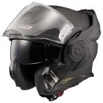 LS2 Helmets Advant X Carbon Modular Helmet (Matte Black - 2X-Large)