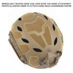 AOUTACC Lightweight Tactical Fast Helmet with Accessories