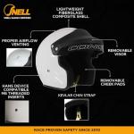 Snell SA2020 Approved Open Face Racing Helmet