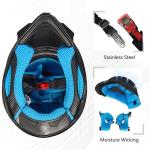 ILM Refurbished Black Adult Helmets ATV Motocross Off-Road Dual Sport DOT 216