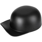 Yesmotor Matte Black Half Cap Motorcycle Helmet