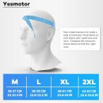 Yesmotor Matte Black Half Cap Motorcycle Helmet