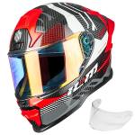 ILM Carbon Fiber Full Face Racing Helmet