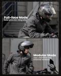 ILM Carbon Fiber Modular Full Face Motorcycle Helmet
