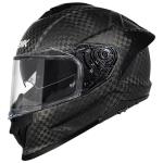 SMK Titan Carbon Full Face Motorcycle Helmet - Large