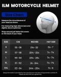 ILM Carbon Fiber Modular Full Face Motorcycle Helmet