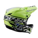 Troy Lee Designs D4 Helmet, Fifty-50 Navy/Yellow