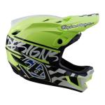 Troy Lee Designs D4 Helmet, Fifty-50 Navy/Yellow