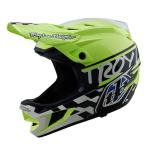 Troy Lee Designs D4 Helmet, Fifty-50 Navy/Yellow